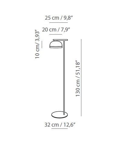Латунь торшер Tooy Molly ARCH-00110866 - Вид №2