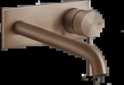 Смеситель для умывальника 54290 708 Gessi Gessi316 МЕДНЫЙ МАТОВЫЙ PVD