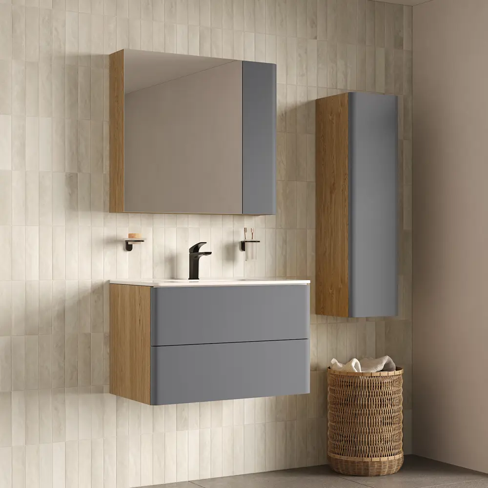 Корпус тумбы подвесной Iddis Lahta LAH80V0i95 50x78.4x43.3 см цвет дуб светлый STLM-2044402 - Вид №7