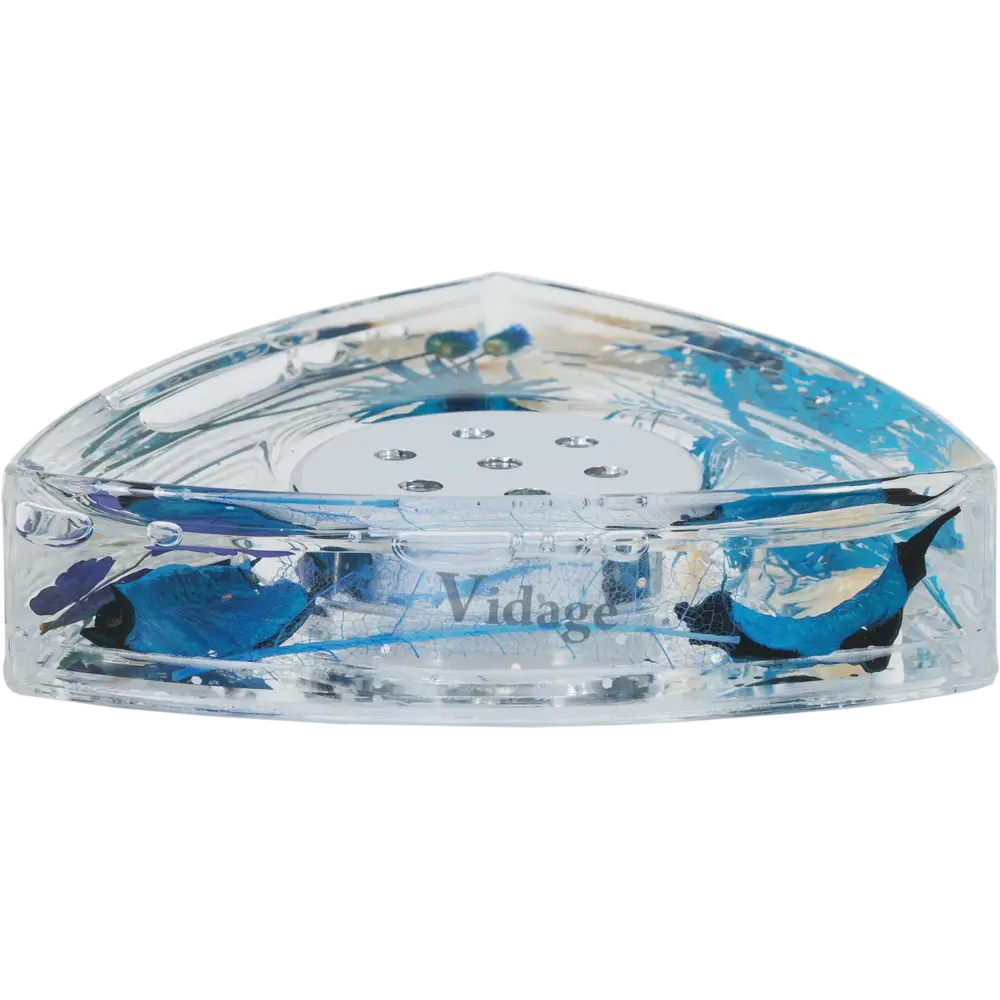 Мыльница Vidage Василек пластик цвет прозрачный STLM-2025676 - Вид №1