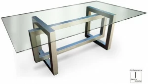 Gonzalo De Salas Прямоугольный стеклянный стол Thasos
