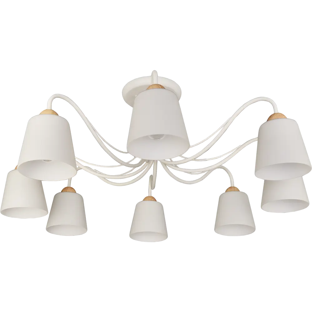 Люстра потолочная Eurosvet Betty 70062/8, 8 ламп, 16 м², цвет белый 82103192 STLM-2026798 