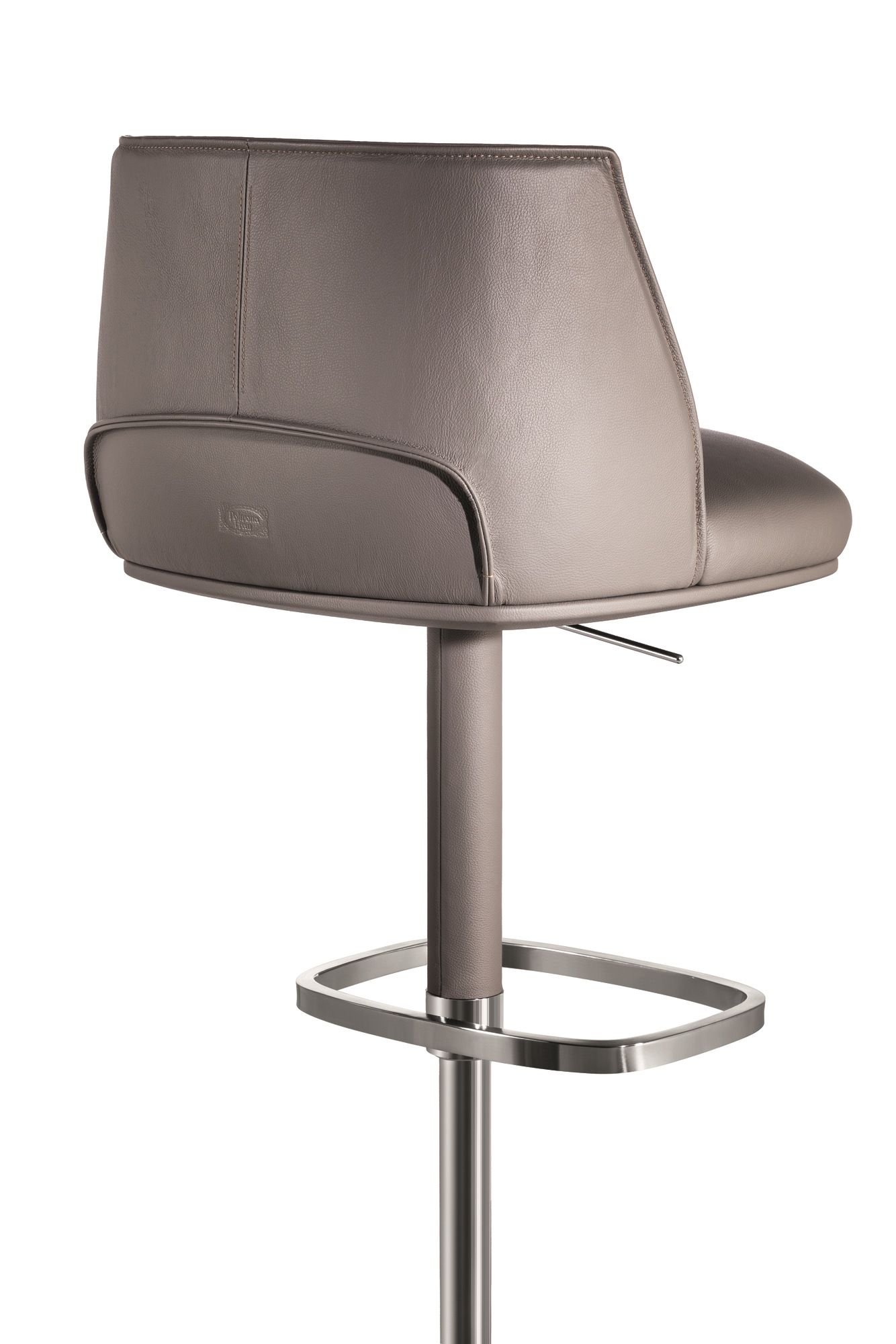 Регулируемый по высоте кожаный высокий стул Poltrona Frau ARCH-00092695 - Вид №5