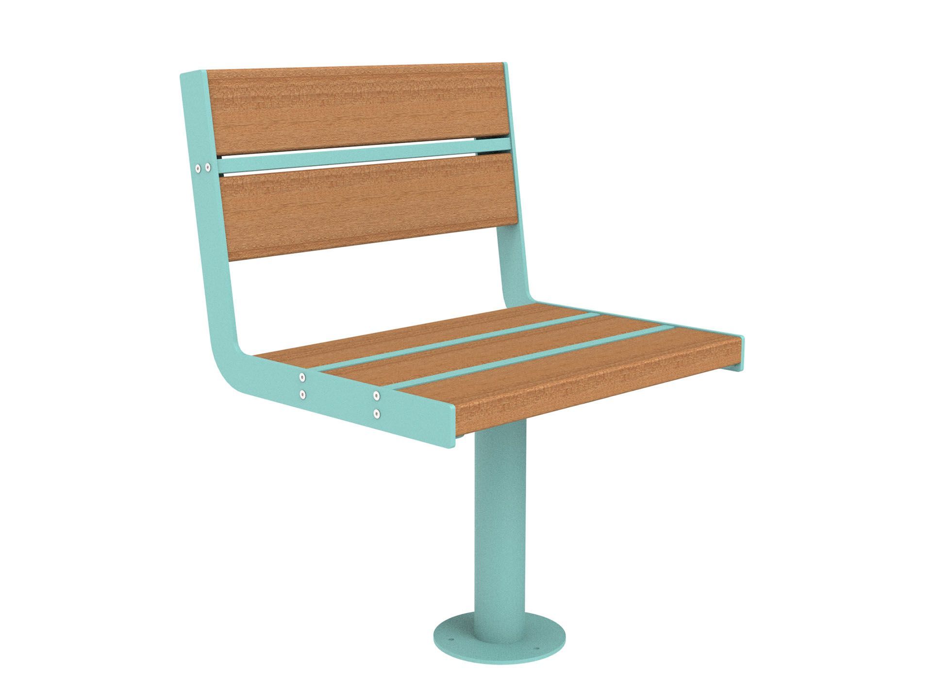 Скамья из окуме со спинкой Lazzari Joy ARCH-00059509 - Вид №8