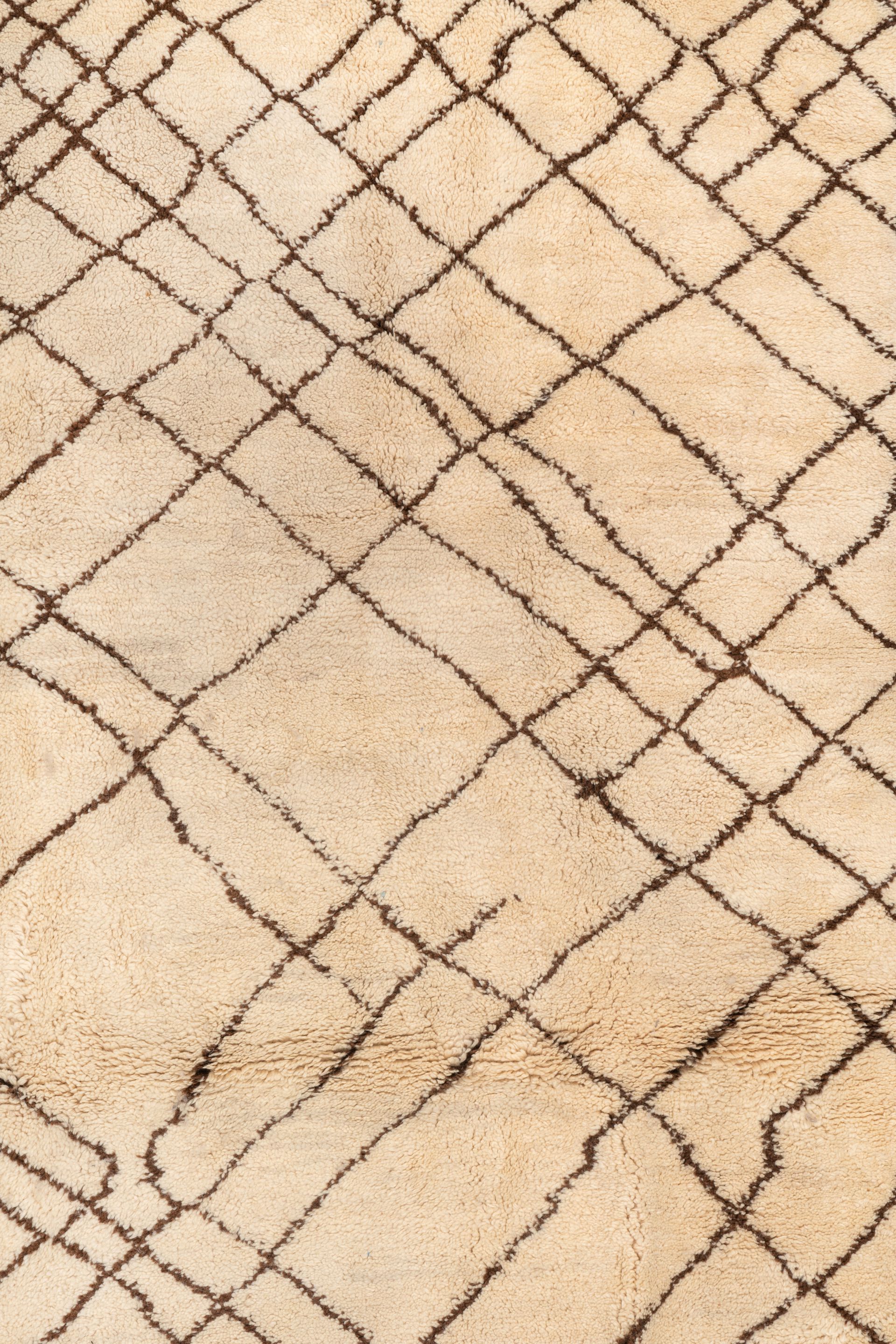 Шерстяной ковер Mantellassi 1926 Tappeto Berbero ARCH-00110743 - Вид №1