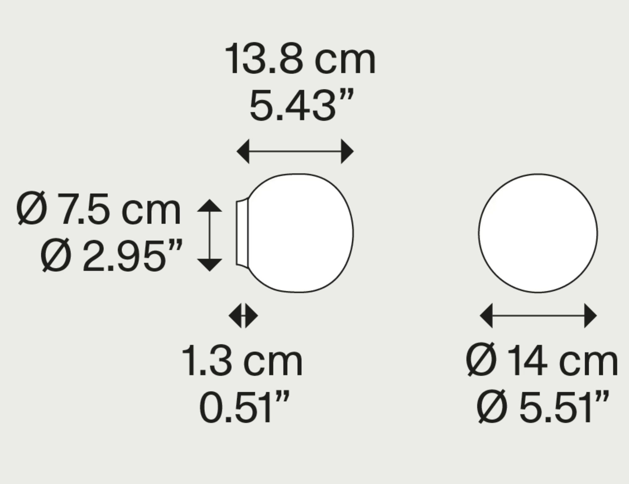 Настенный светильник / потолочный светильник из дутого стекла Lodes Volum ARCH-00101874 - Вид №6