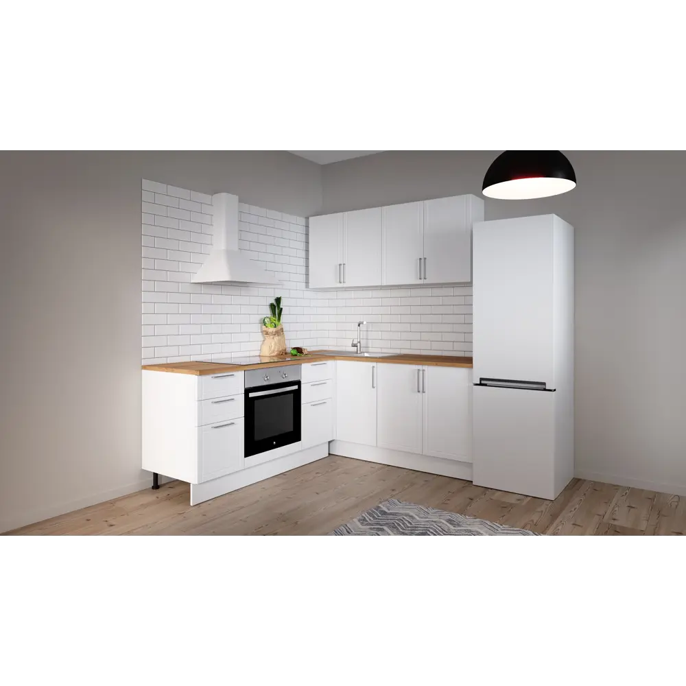 Напольный шкаф Агидель 80x82.5x58 см KONSENSA ЛДСП цвет белый STLM-2093220 - Вид №9