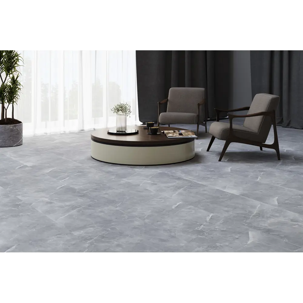 Керамогранит Incolor Victoria Matt 120x60 см 1.44 м² матовый цвет серый Silk 60х120 STLM-2172057