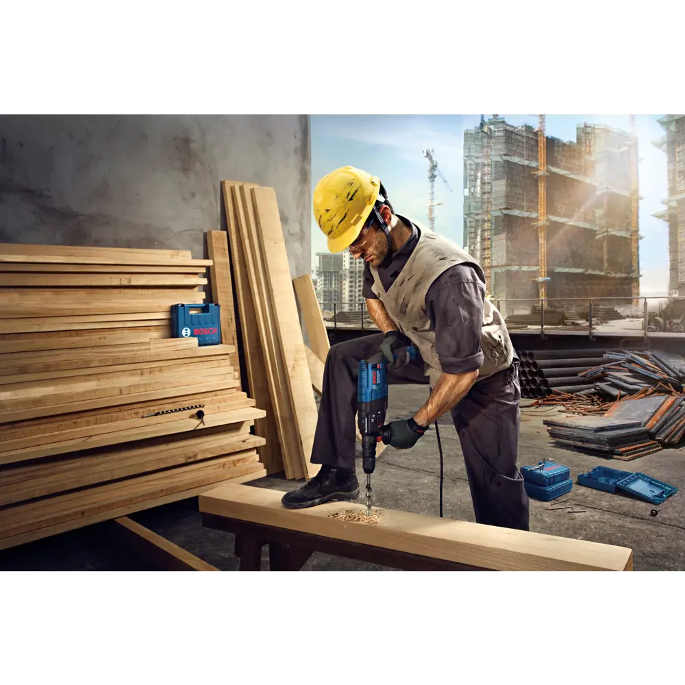 Перфоратор сетевой SDS-plus Bosch Professional GBH 240 F 0611273000, 790 Вт, 2.7 Дж, быстрозажимной патрон в комплекте STLM-2075488 - Вид №9