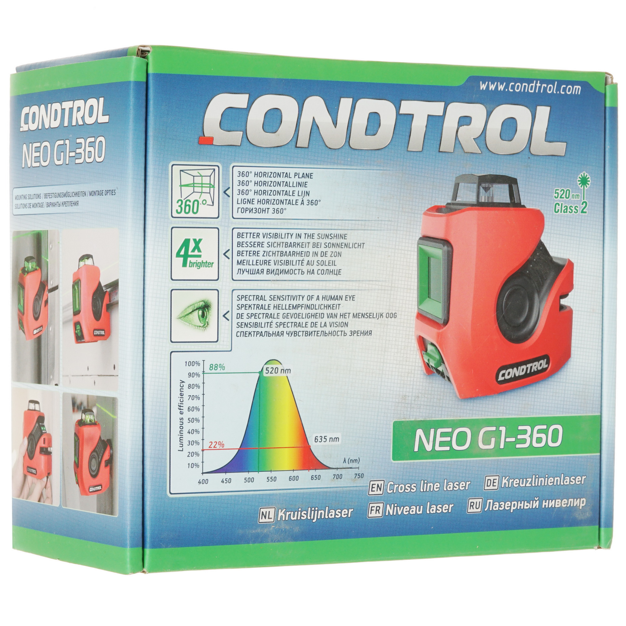 Лазерный нивелир Condtrol Neo G1-360 8184848 STDN-0011661 - Вид №9