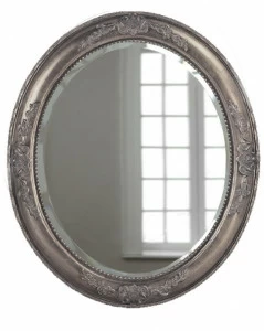 Овальное зеркало настенное "Эвора" 14C. Silver/5 LOUVRE HOME ЭВОРА 036128 Зеленый