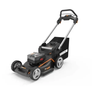 Газонокосилка аккумуляторная бесщёточная Worx Wg748e 40 В 46 см 2x4 Ач АКБ и ЗУ в комплекте