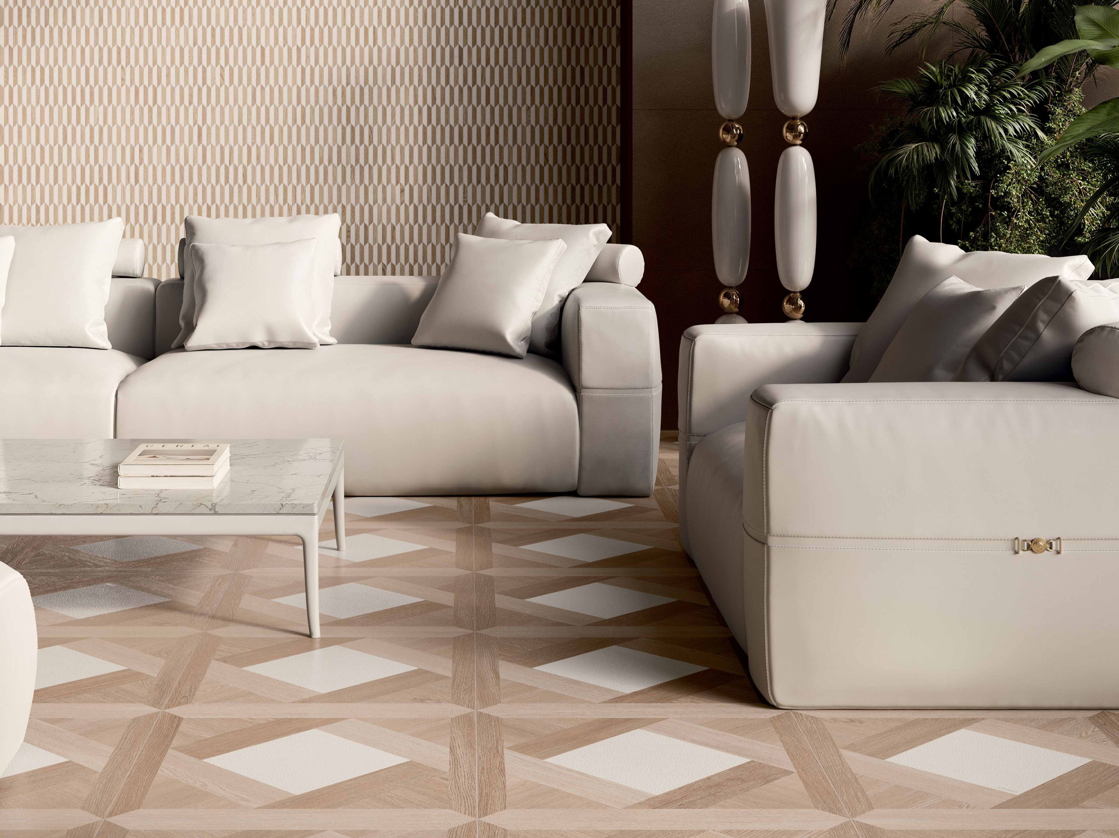 Пол из керамогранита под дерево Versace Ceramics Leatherwood ARCH-00087474