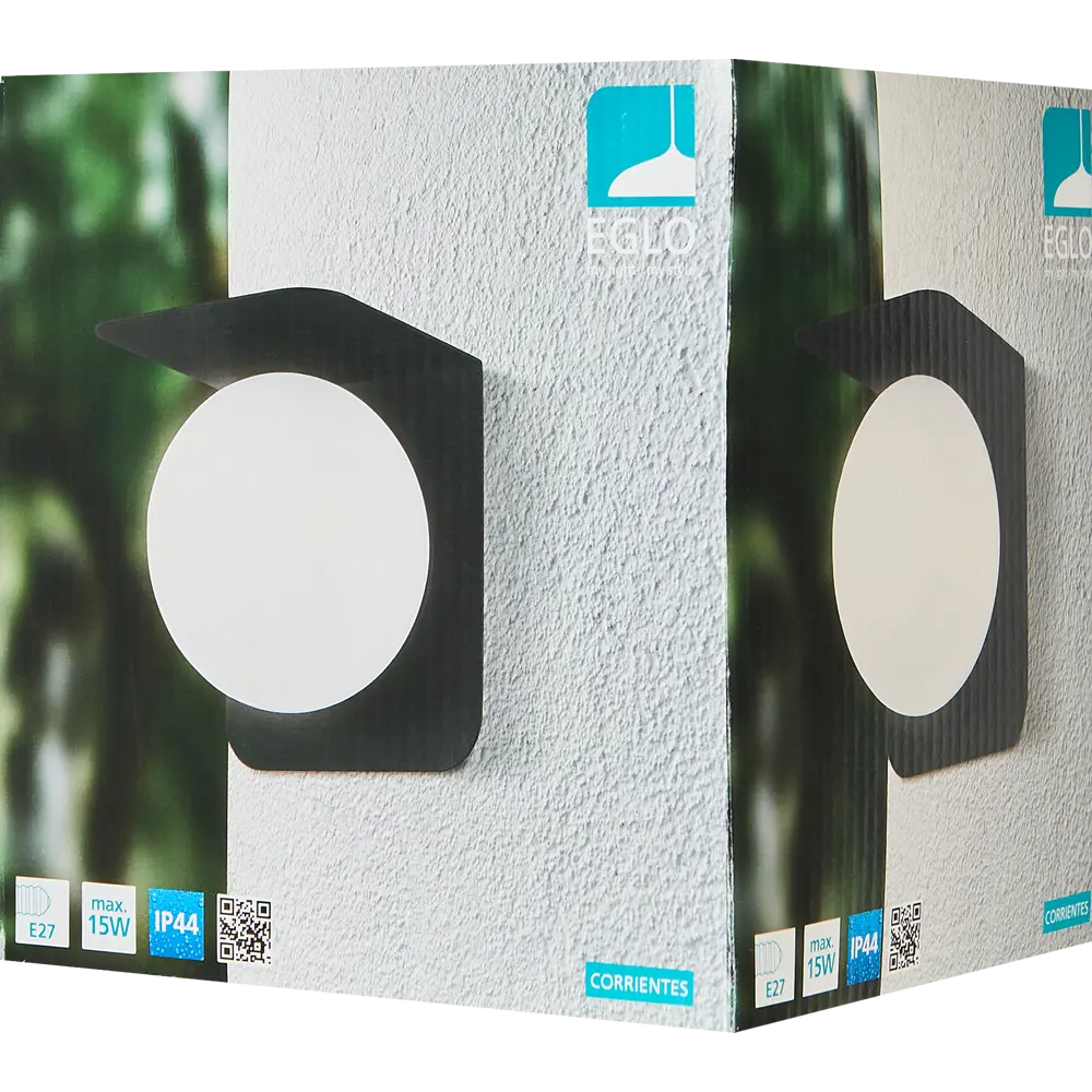Светильник уличный настенный Eglo Corrientes 15 Вт IP44 цвет черный STLM-2057974 - Вид №5