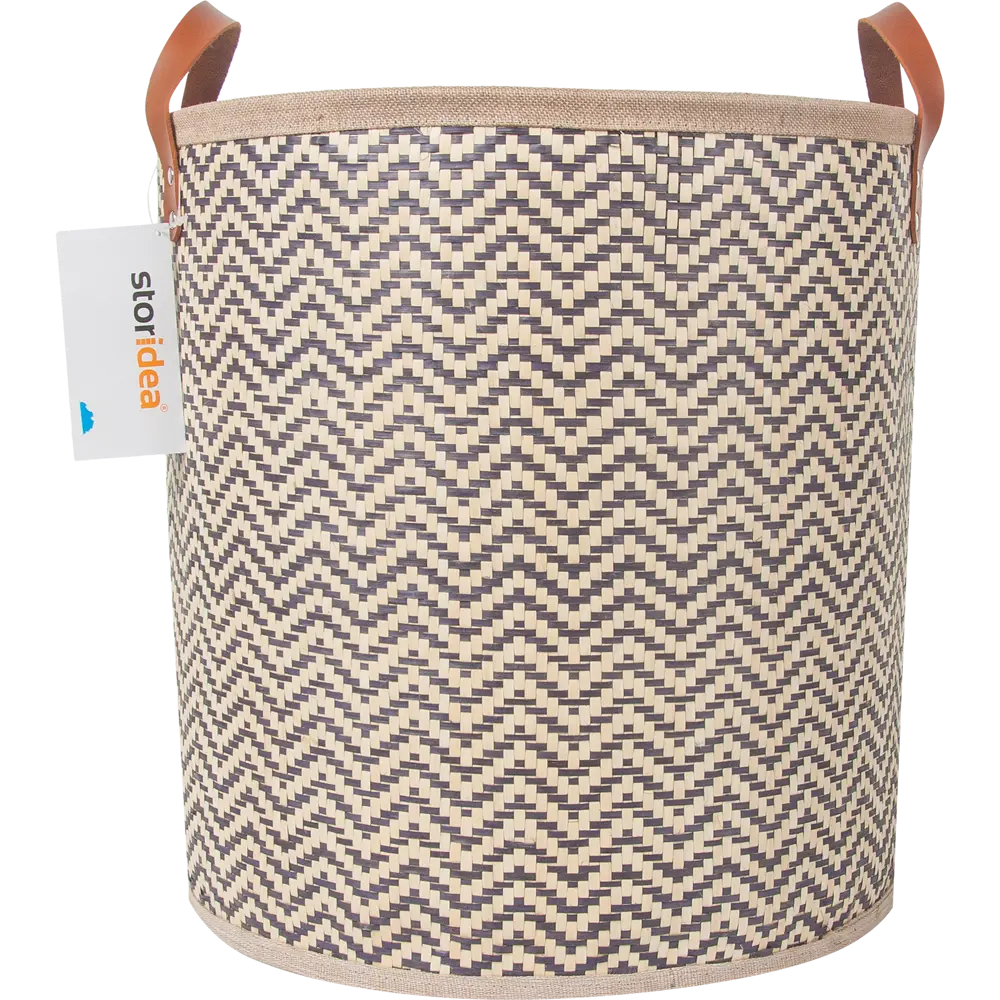 Корзина мягкая Kub HAP8549, 37х40х37 см, 48 л, пальмовое волокно STORIDEA STLM-2071057 - Вид №4