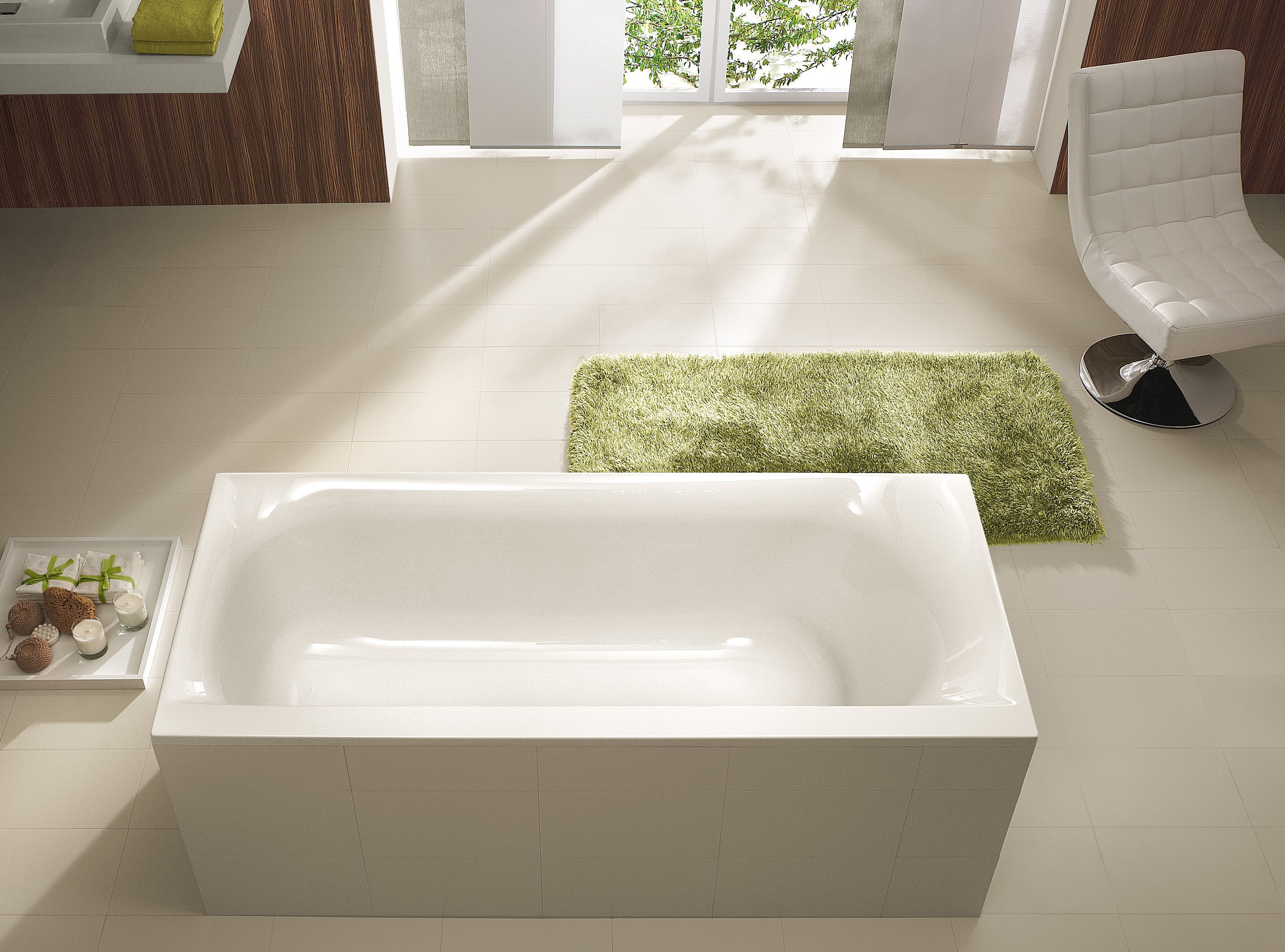 Акриловая прямоугольная ванна для ванной комнаты HOESCH Thasos ARCH-00019211 - Вид №4