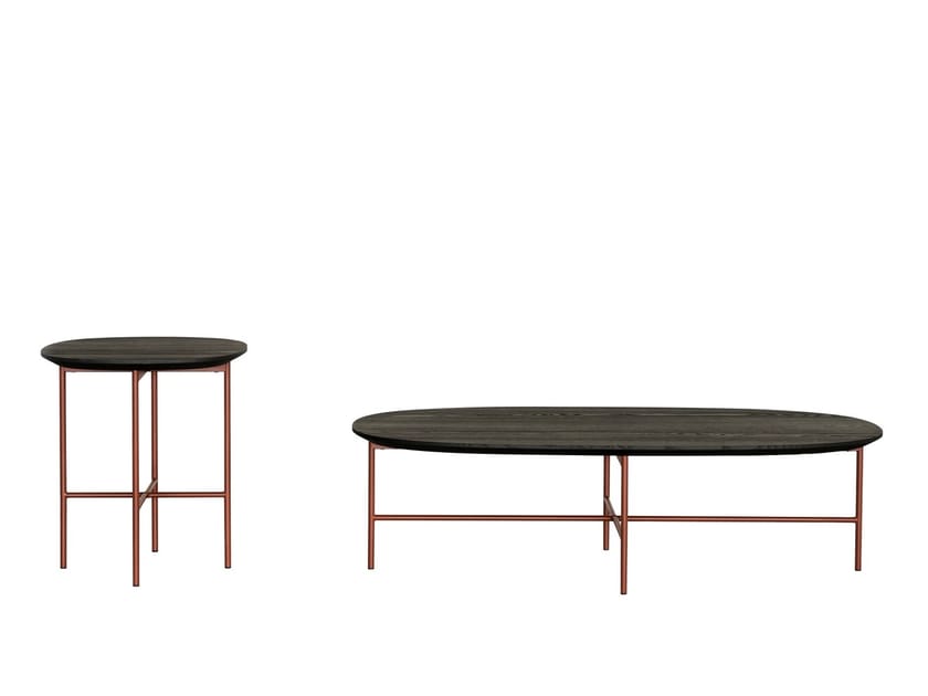 Деревянный овальный журнальный столик Tacchini SOAP ARCH-00113545