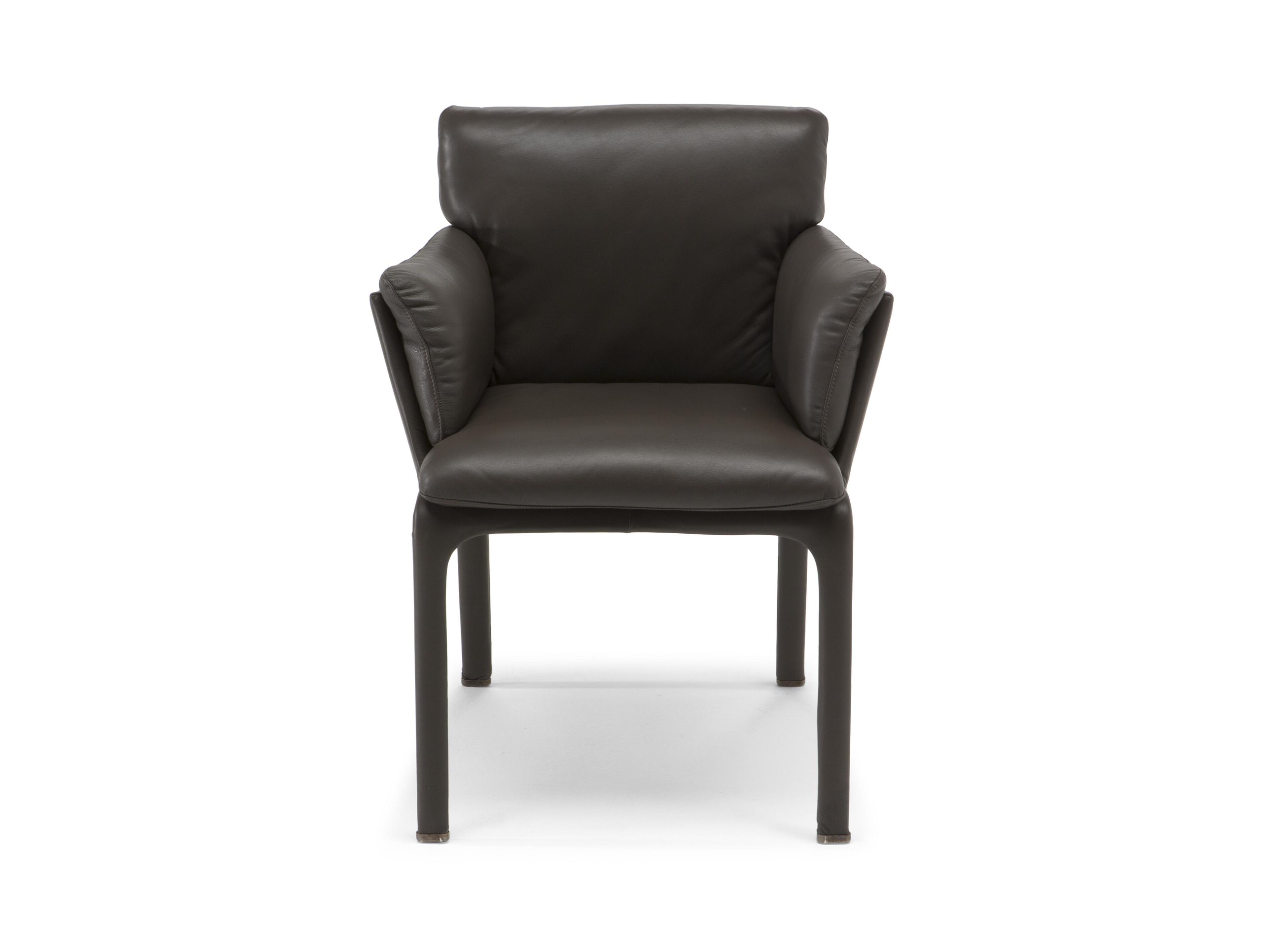 Кожаный стул с подлокотниками Natuzzi Italia Янтарь ARCH-00087104 - Вид №1