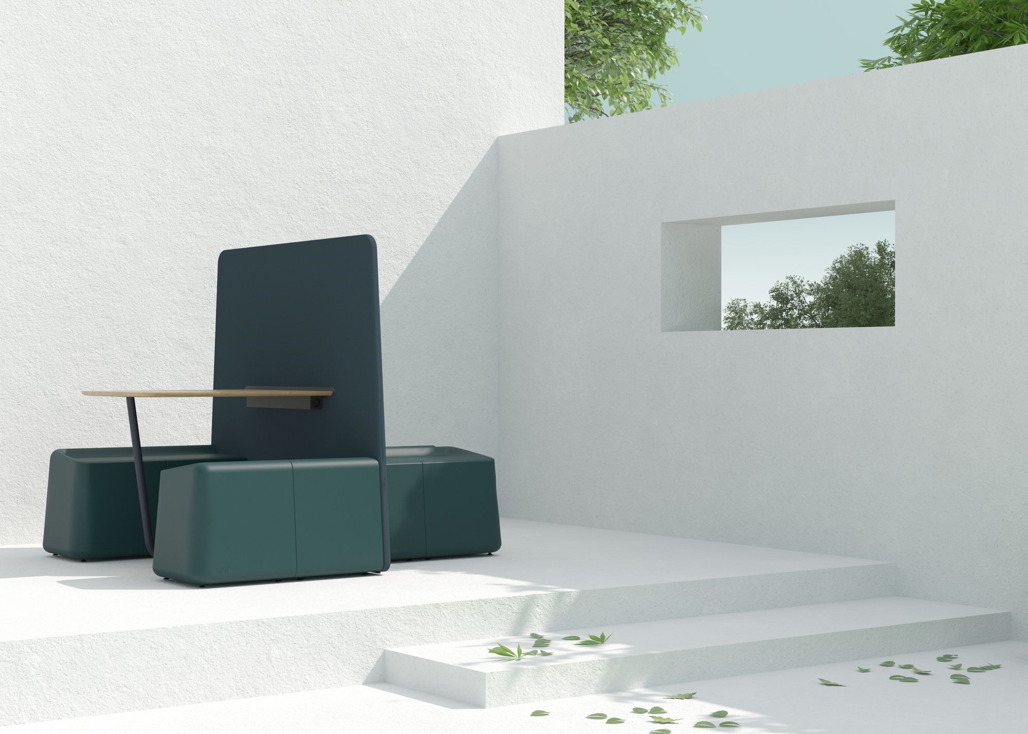 Деревянные отдельно стоящие офисные перегородки Bõln Sarek ARCH-00017920 - Вид №1