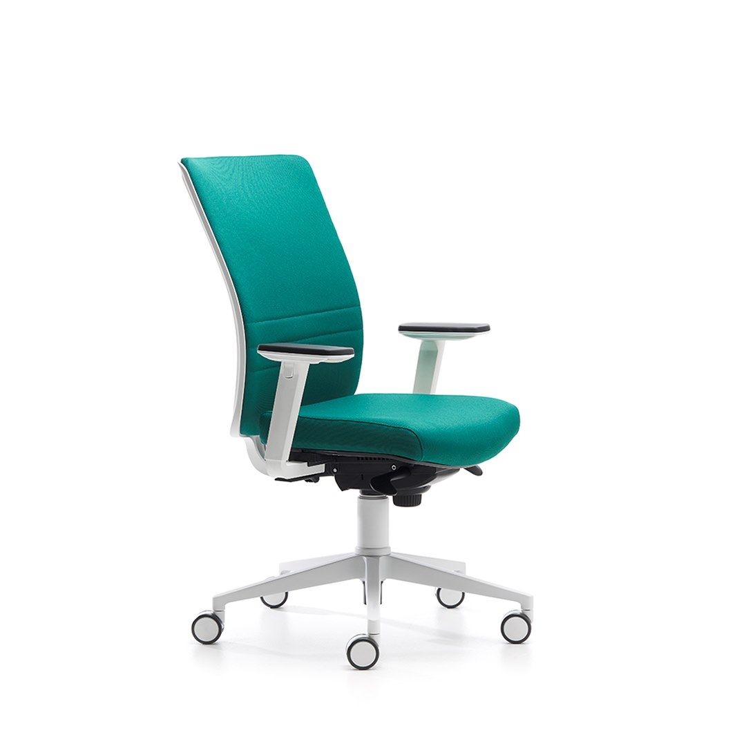 Сетчатое вращающееся кресло с откидывающейся спинкой и подлокотниками VAGHI Bursa Evo Black ARCH-00044228 - Вид №11