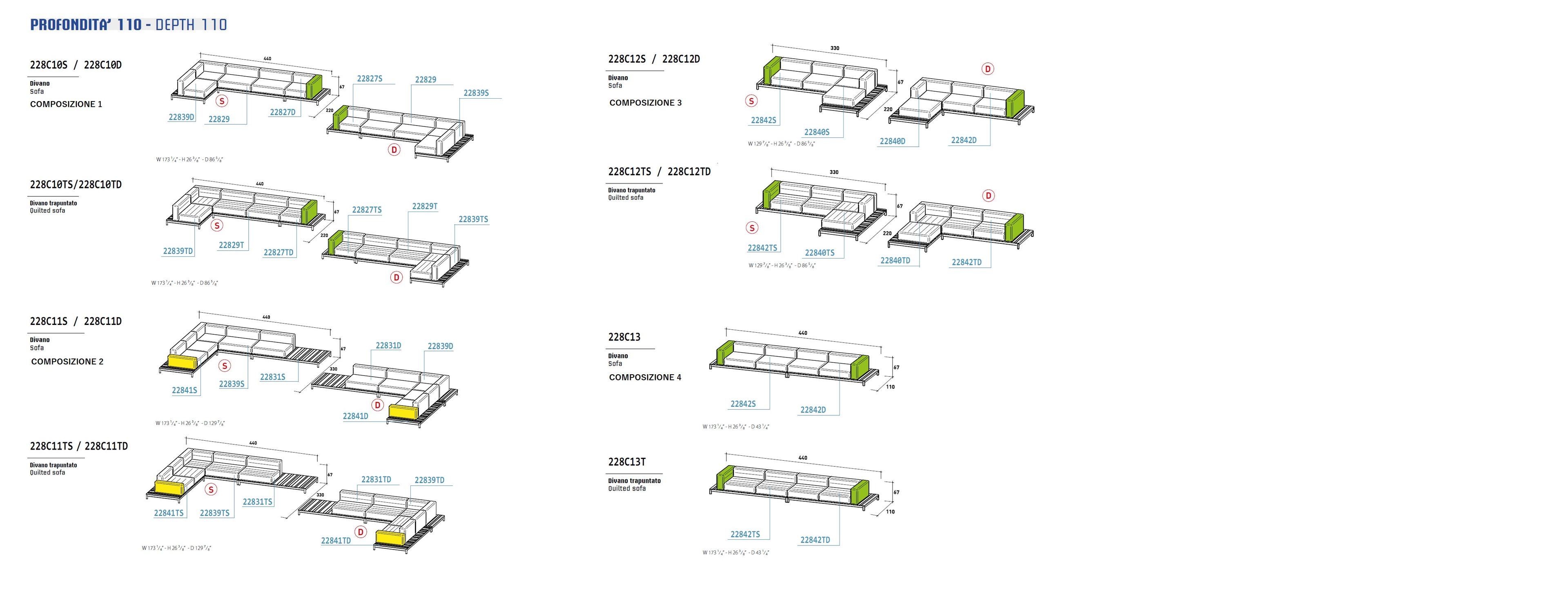 Угловой садовый диван из ткани Varaschin Barcode ARCH-00091023 - Вид №17
