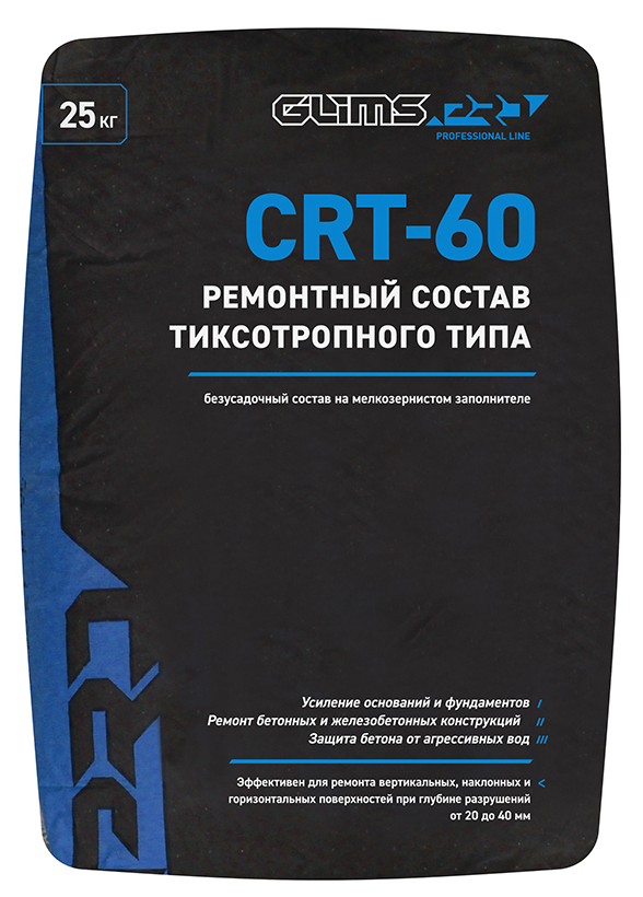 82329114 Состав ремонтный тиксотропный pro CRT-60 25 кг STLM-0024672 GLIMS