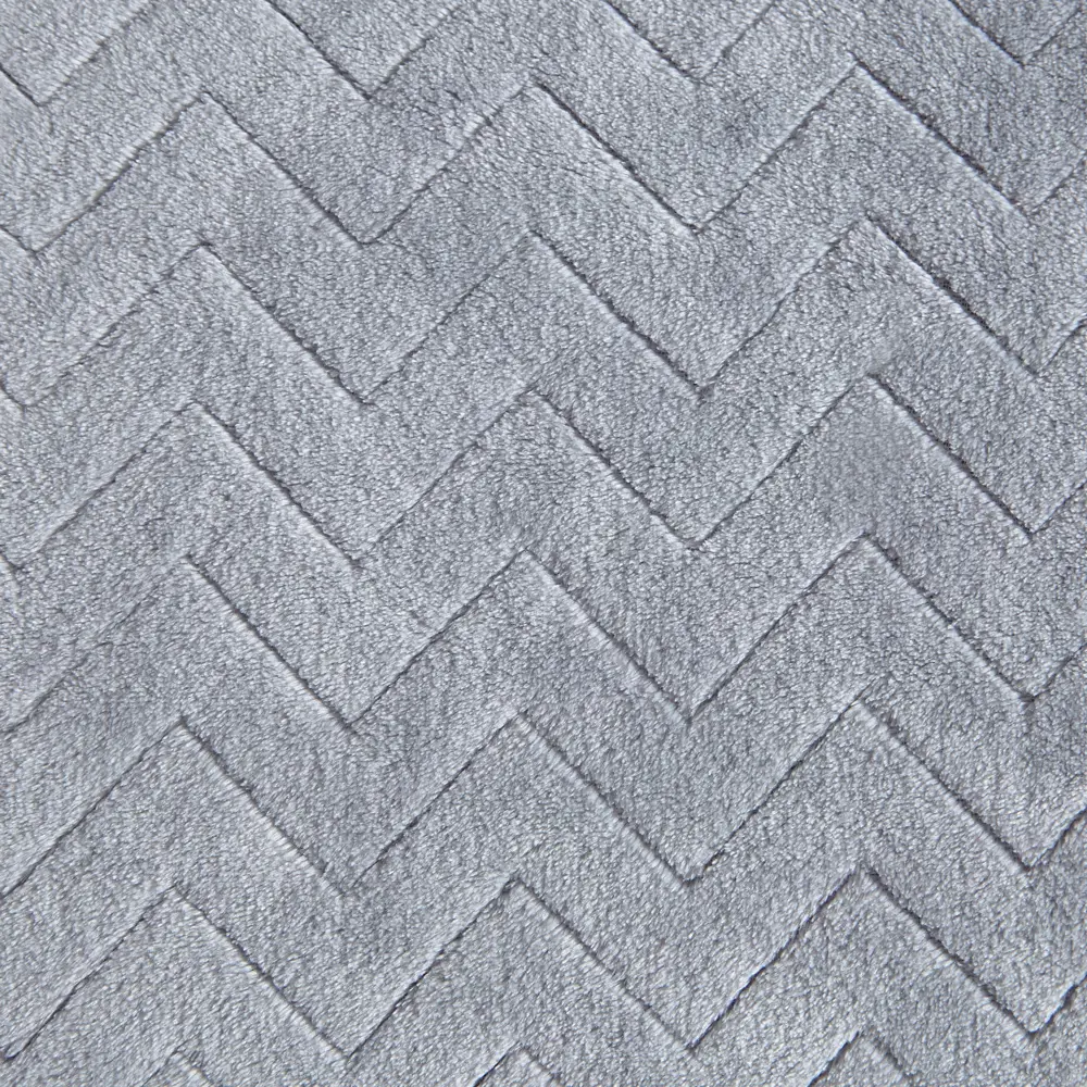 Плед Kazan 140x200 см велсофт цвет светло-серый СТОЛИЦА ТЕКСТИЛЯ STLM-2143871 - Вид №1