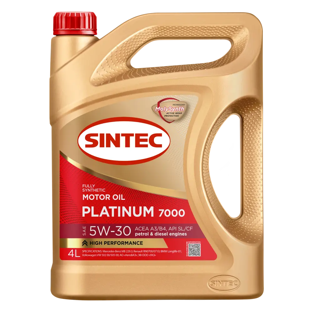 Масло моторное Sintec 5W-30 4 л STLM-2123053
