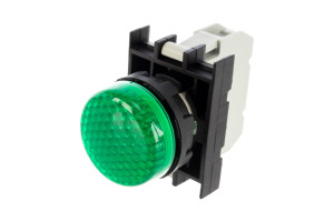 16294370 Сигнальная арматура зелёная, с блоком подсветки B9 12-30В AC/DC B090XY EMAS
