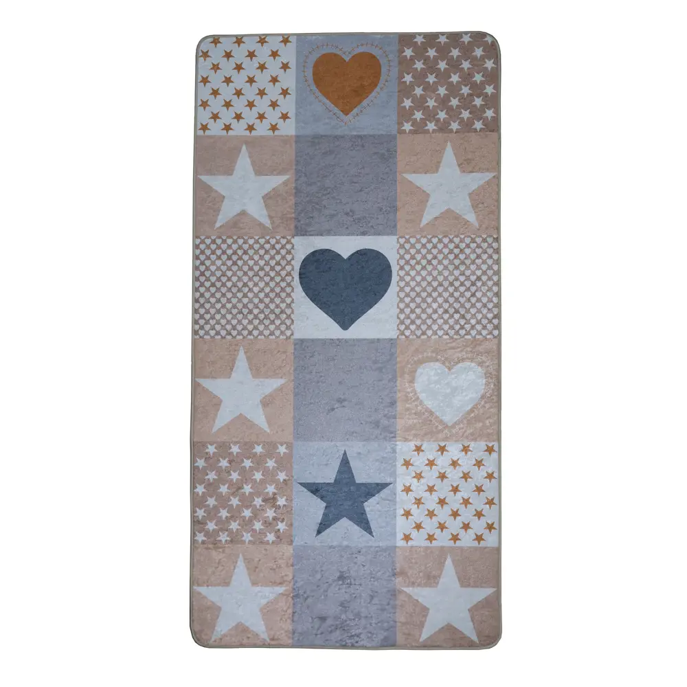 Ковёр «Kids Dream 06» 0.7х1.4 м цвет коричневый BOYBO TEKSTIL STLM-2167659