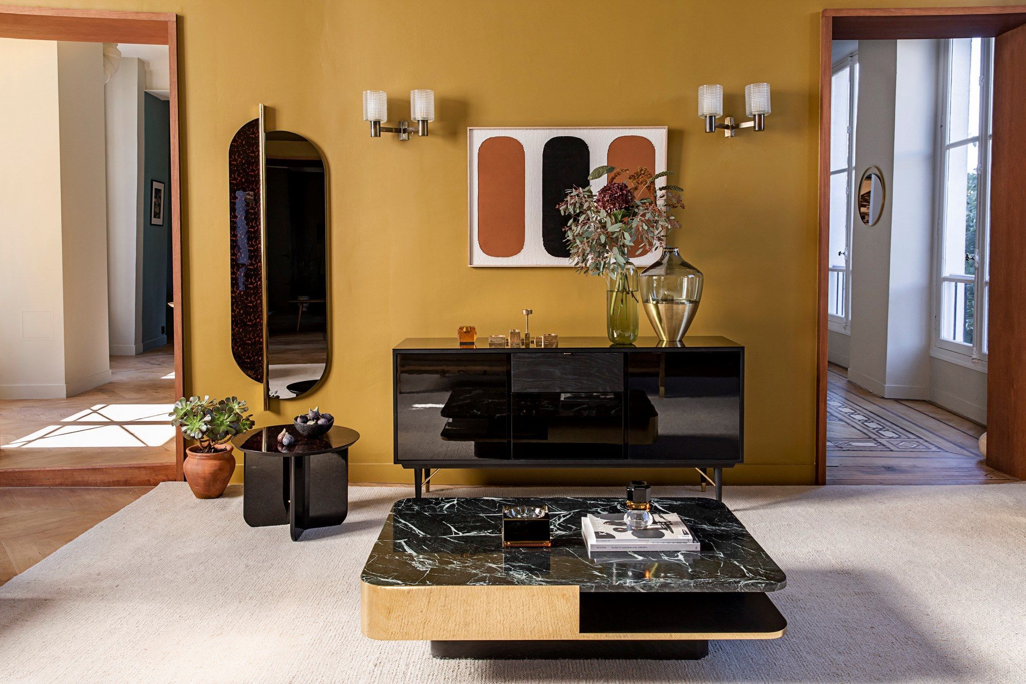 Прямоугольный мраморный журнальный столик для гостиной RED EDITION LOUNGE ARCH-00074993 - Вид №5