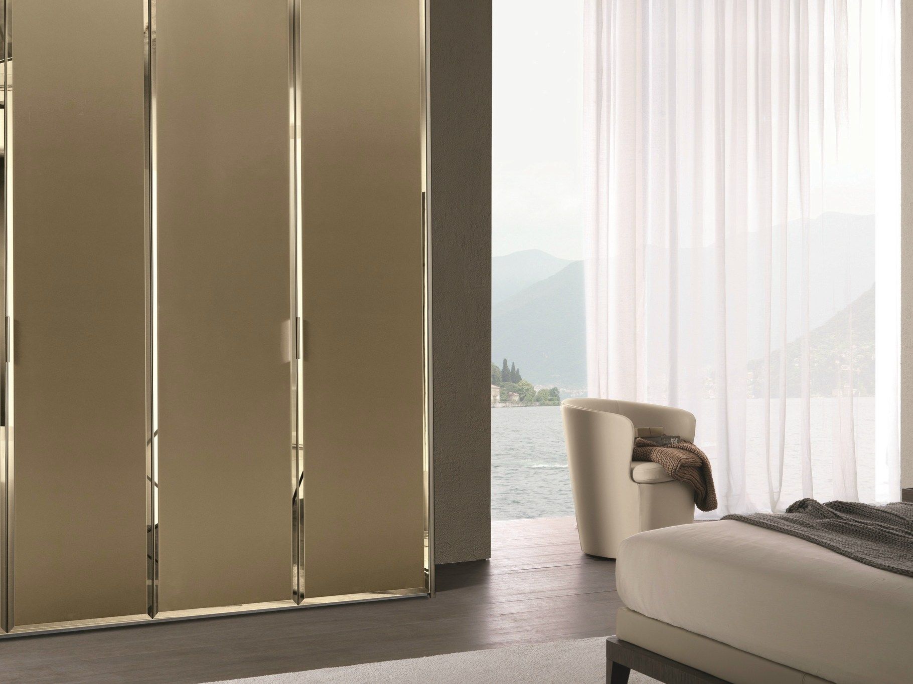 Индивидуальный шкаф из травленого стекла с одной дверью MisuraEmme BRILLANTA ARCH-00088949 - Вид №3