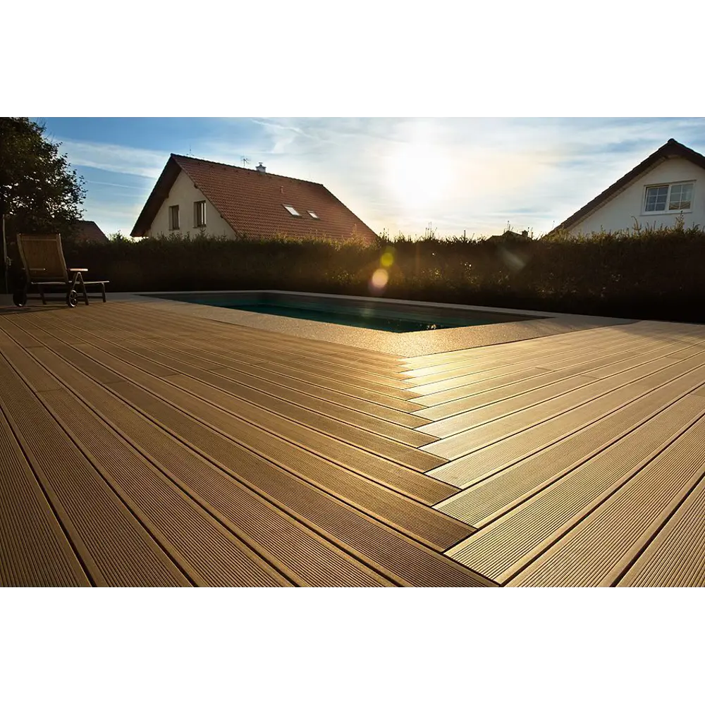Террасная доска ДПК MultiDeck цвет Дерево 3000x140x22 мм. Вельвет 0.42 м² МУЛЬТИДЕК STLM-2126186 - Вид №6