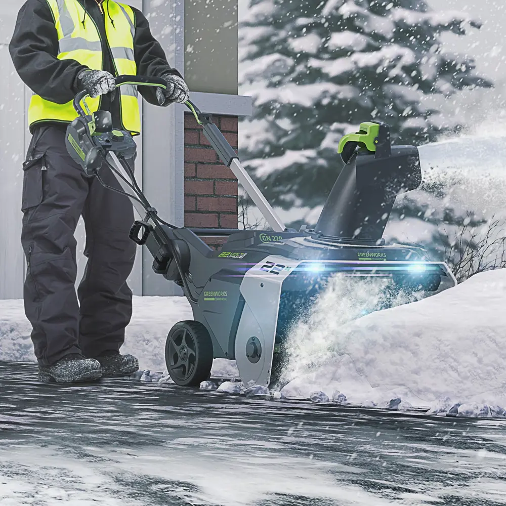 Снегоуборщик аккумуляторный Greenworks 82SN22 51см 82 В АКБ и ЗУ не в комплекте STLM-2178430 - Вид №8