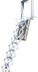 LUXIN Стенная выдвижная лестница из стали Starlux