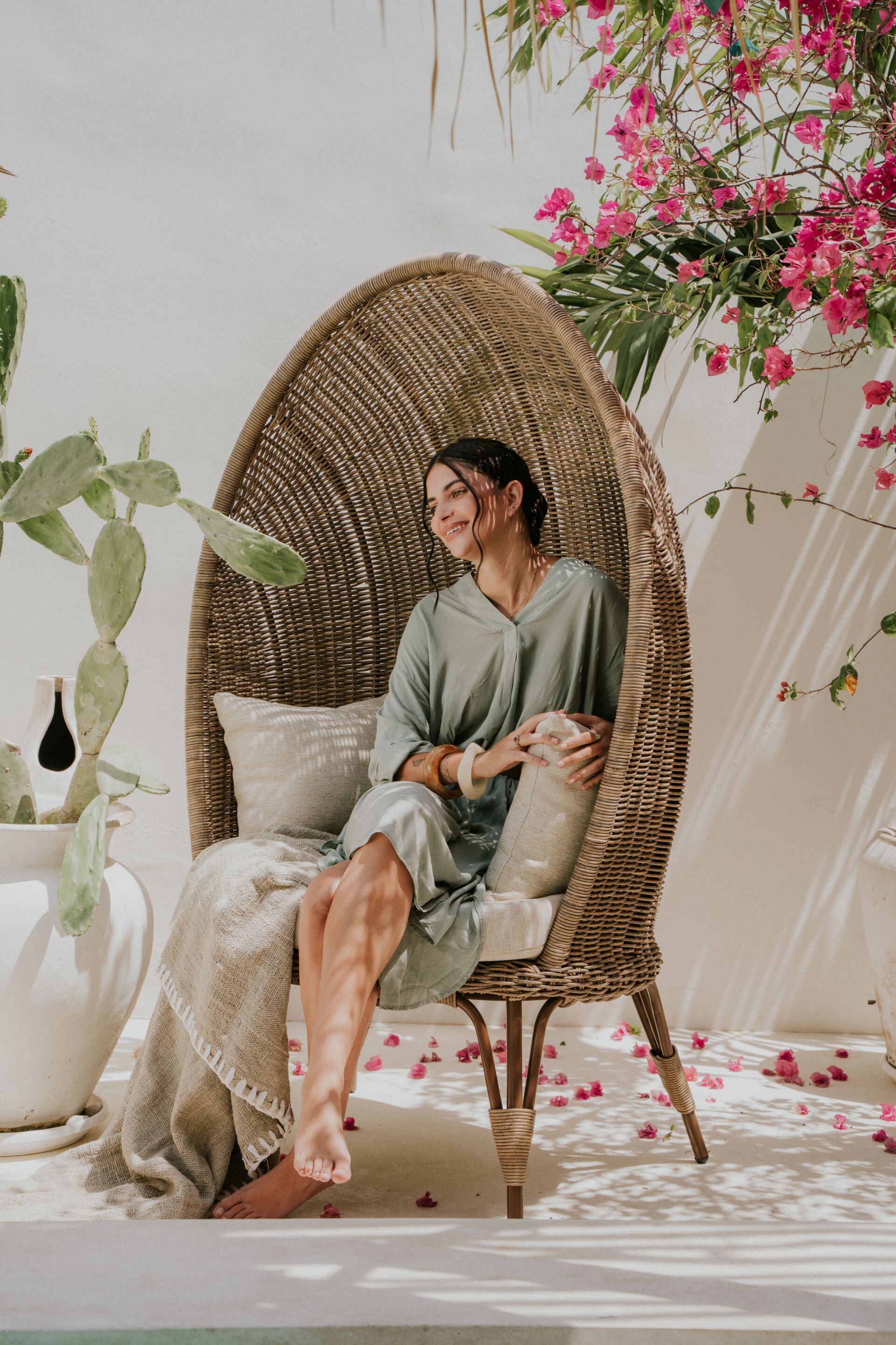 Садовое кресло из синтетического волокна с высокой спинкой cbdesign Long Beach ARCH-00090657 - Вид №6