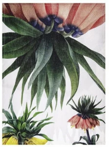 The NapKing Льняное кухонное полотенце Fritillaria