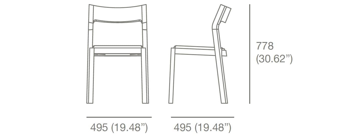 Дубовый стул с мягким сиденьем Case профиль ARCH-00098606 - Вид №14