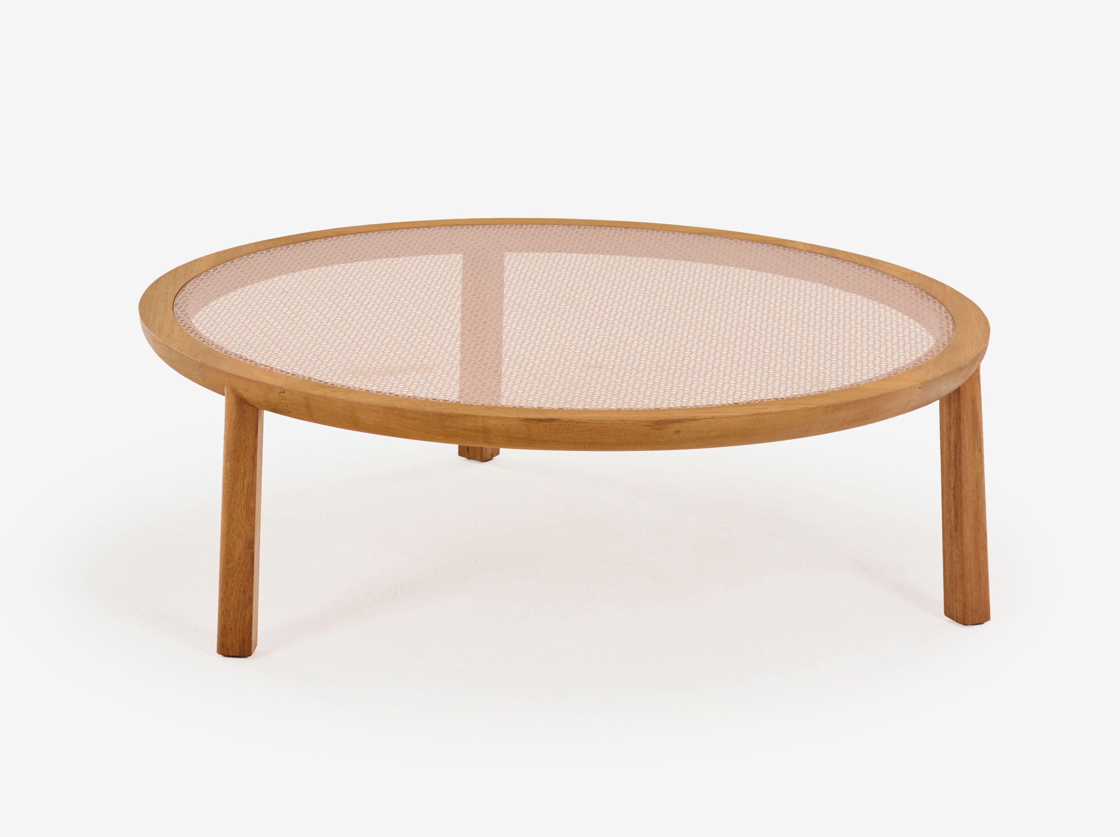 Круглый низкий стол из тикового дерева YAAZ Sini ARCH-00078790
