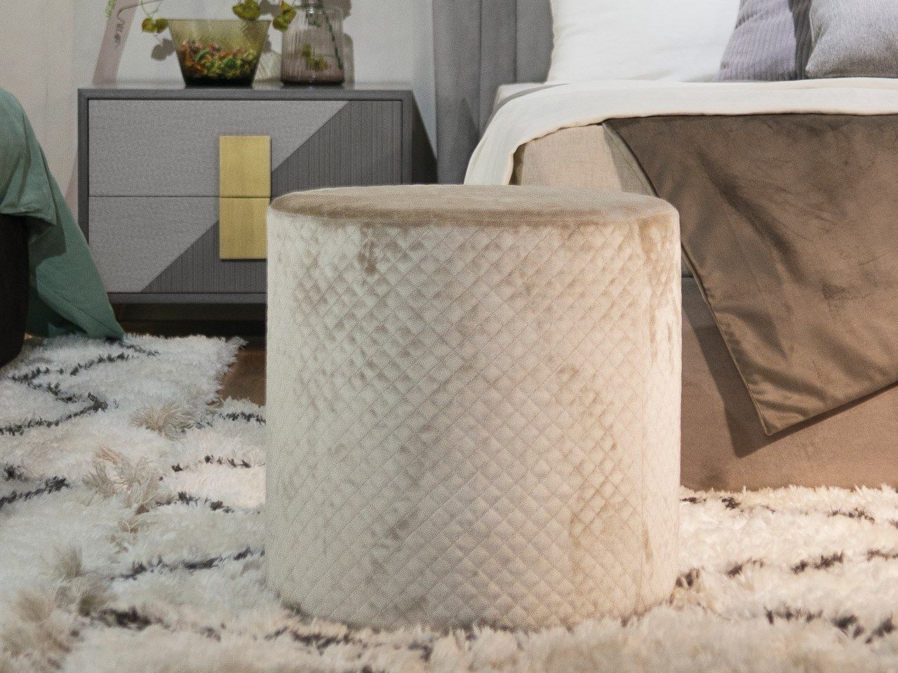 Круглый пуф из ткани CASA +39 Пуфы и аксессуары ARCH-00064934