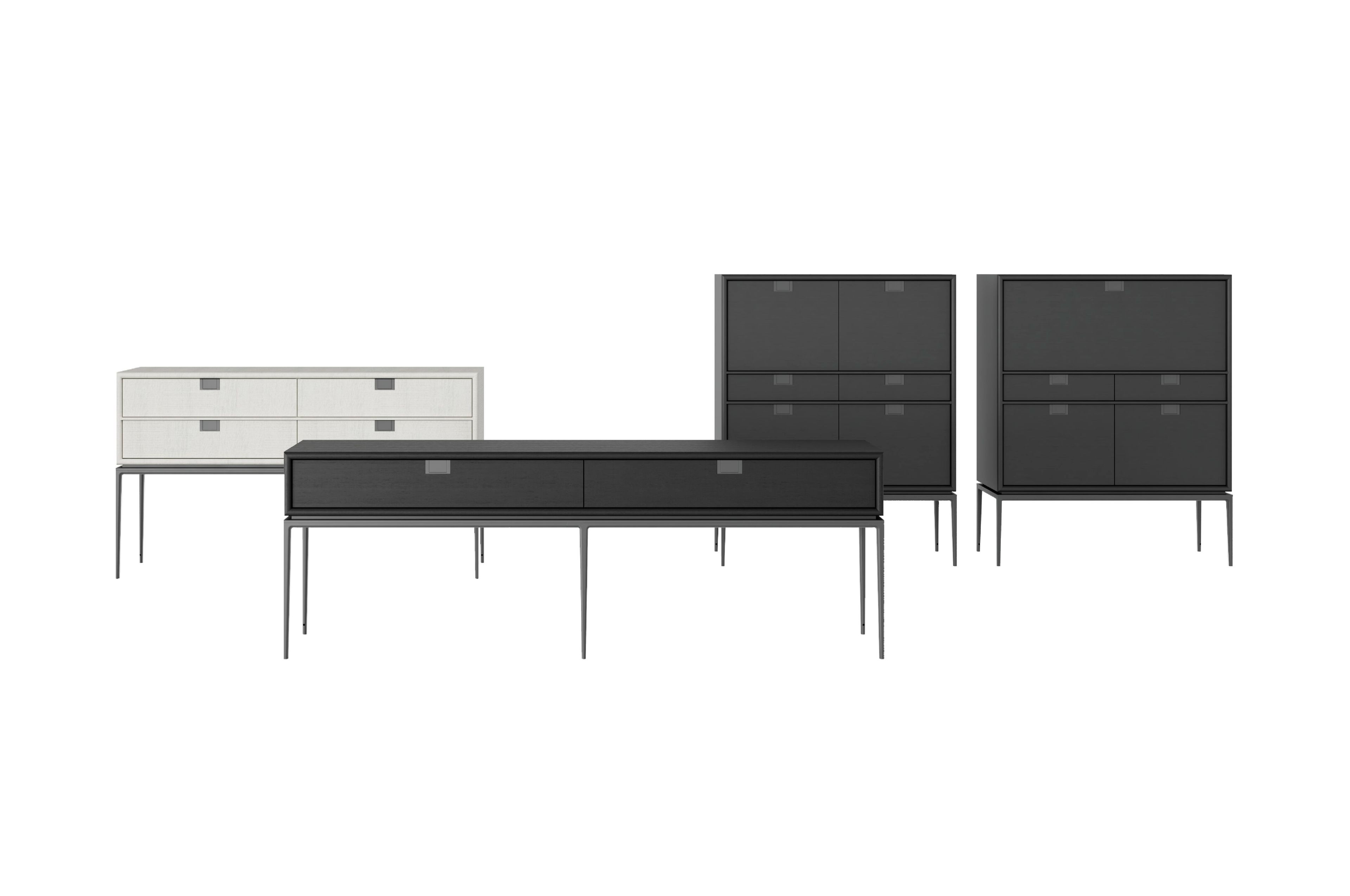 Деревянная консоль с ящиками Maxalto Artemone ARCH-00050107 - Вид №2