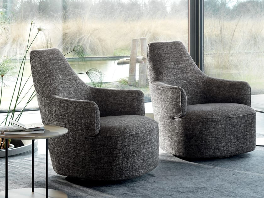 Тканевое кресло с высокой спинкой Ditre Italia LUNA ARCH-00075122