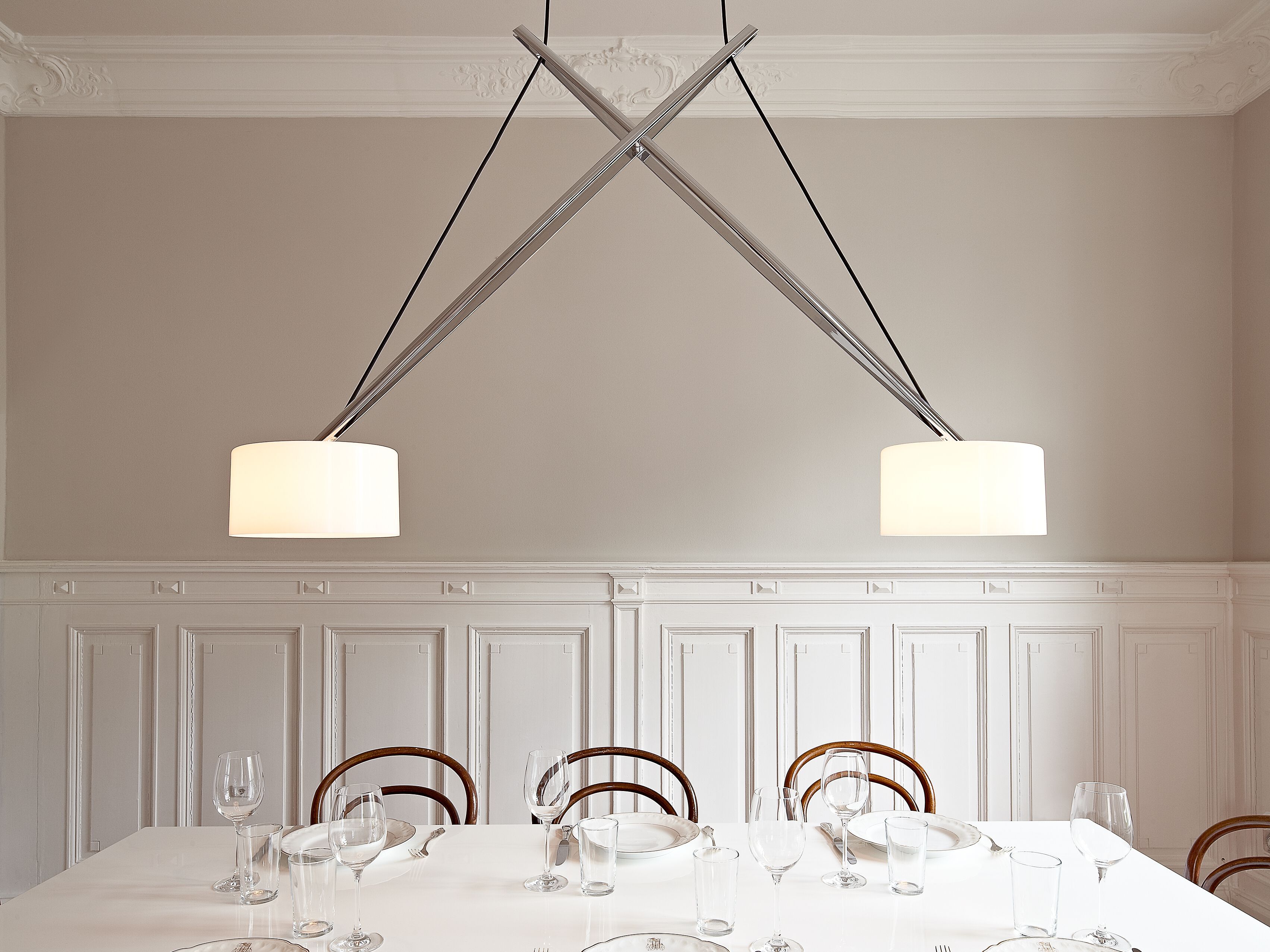 Алюминиевый светодиодный подвесной светильник serien.lighting TWIN ARCH-00116222 - Вид №4