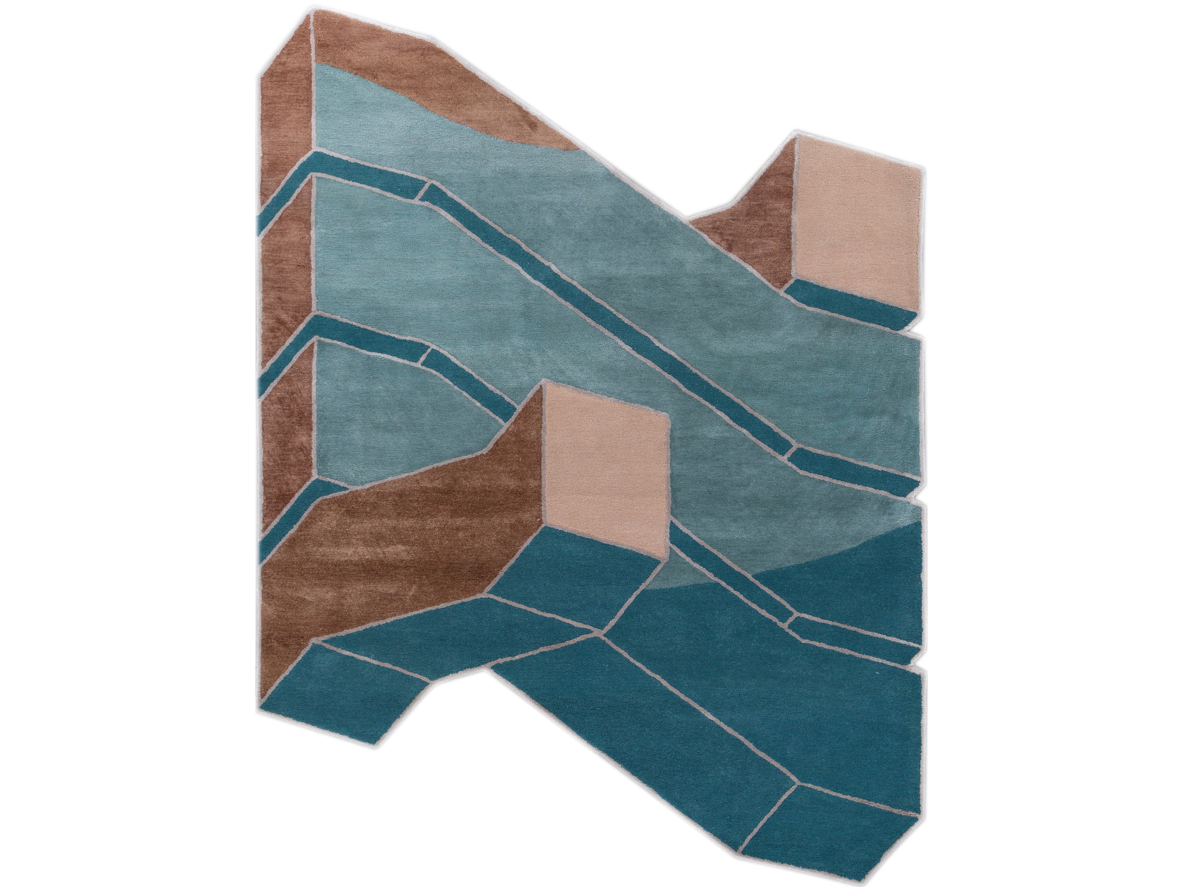 Коврик ручной работы из вискозы Jaipur Rugs Archetype ARCH-00036657 - Вид №1