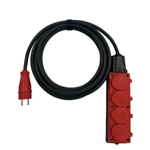 91843652 Удлинитель-шнур Itok i-connect-color-SU-KG-325-4-54-7-red 4 розетки с заземлением 3x2.5 мм 7 м 3500 Вт цвет красный STLM-1411290