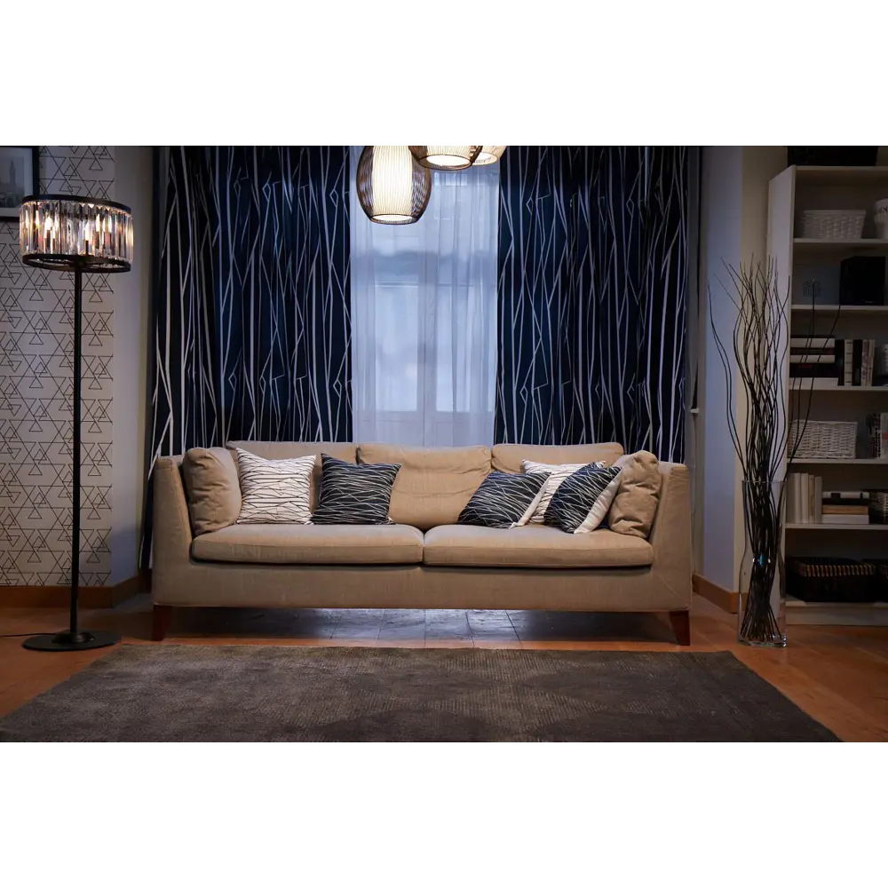 Подушка декоративная «Геометрия» 40х40 см цвет черно-белый SEASONS STLM-2002205 - Вид №4