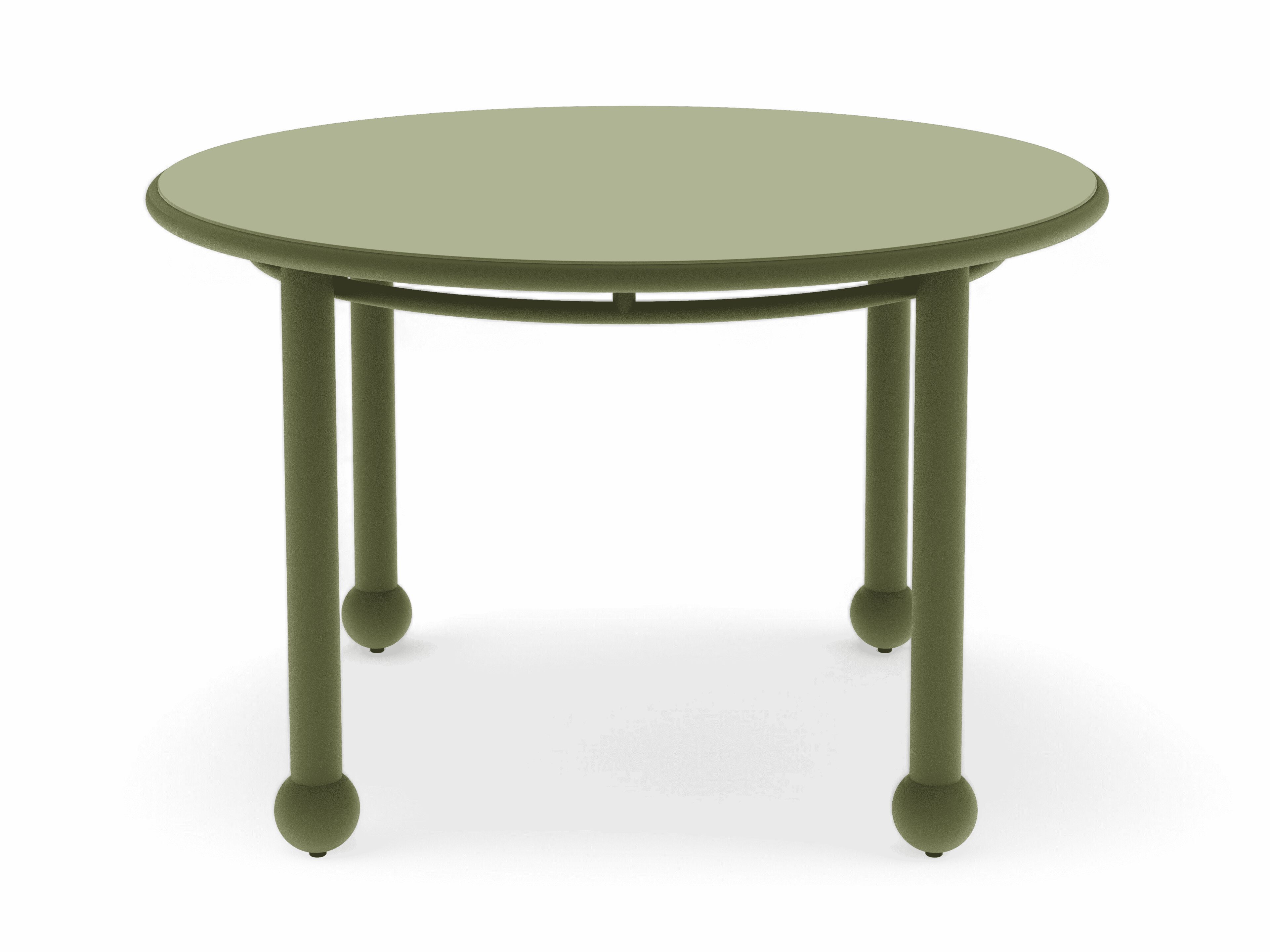 Алюминиевый круглый садовый стол FJAKA медленный ARCH-00077523 - Вид №3