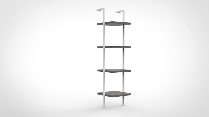 Mobilspazio Открытая полка с креплением от пола к потолку для гостиниц Urban sun-id-1405352 - Вид №7