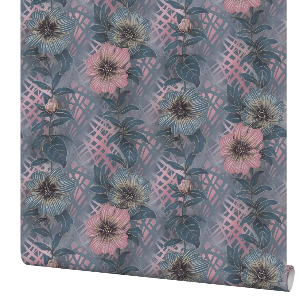 Обои флизелиновые Palitra Life Madagascar фиолетовые 1.06 м 71777-45 STLM-2128298