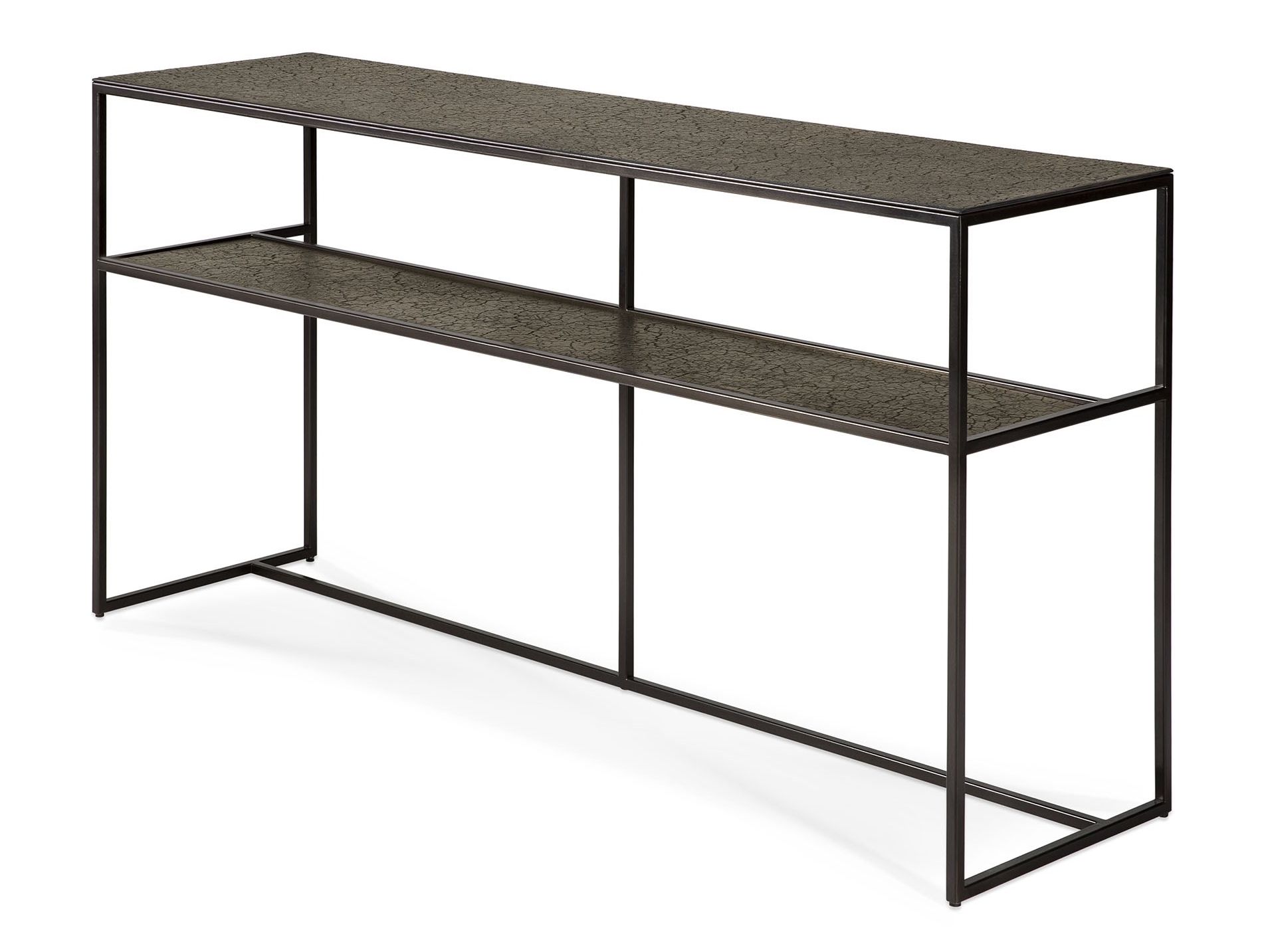 Металлическая прямоугольная консоль с полками Ethnicraft Pentagon ARCH-00137988